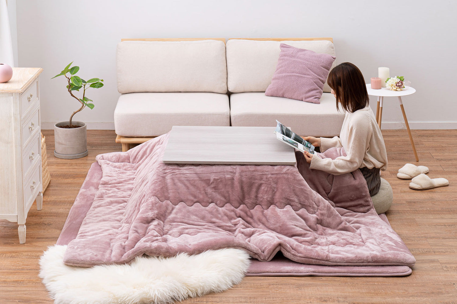 正方形こたつのサイズ・人数別の選び方は？ メリットやデメリット