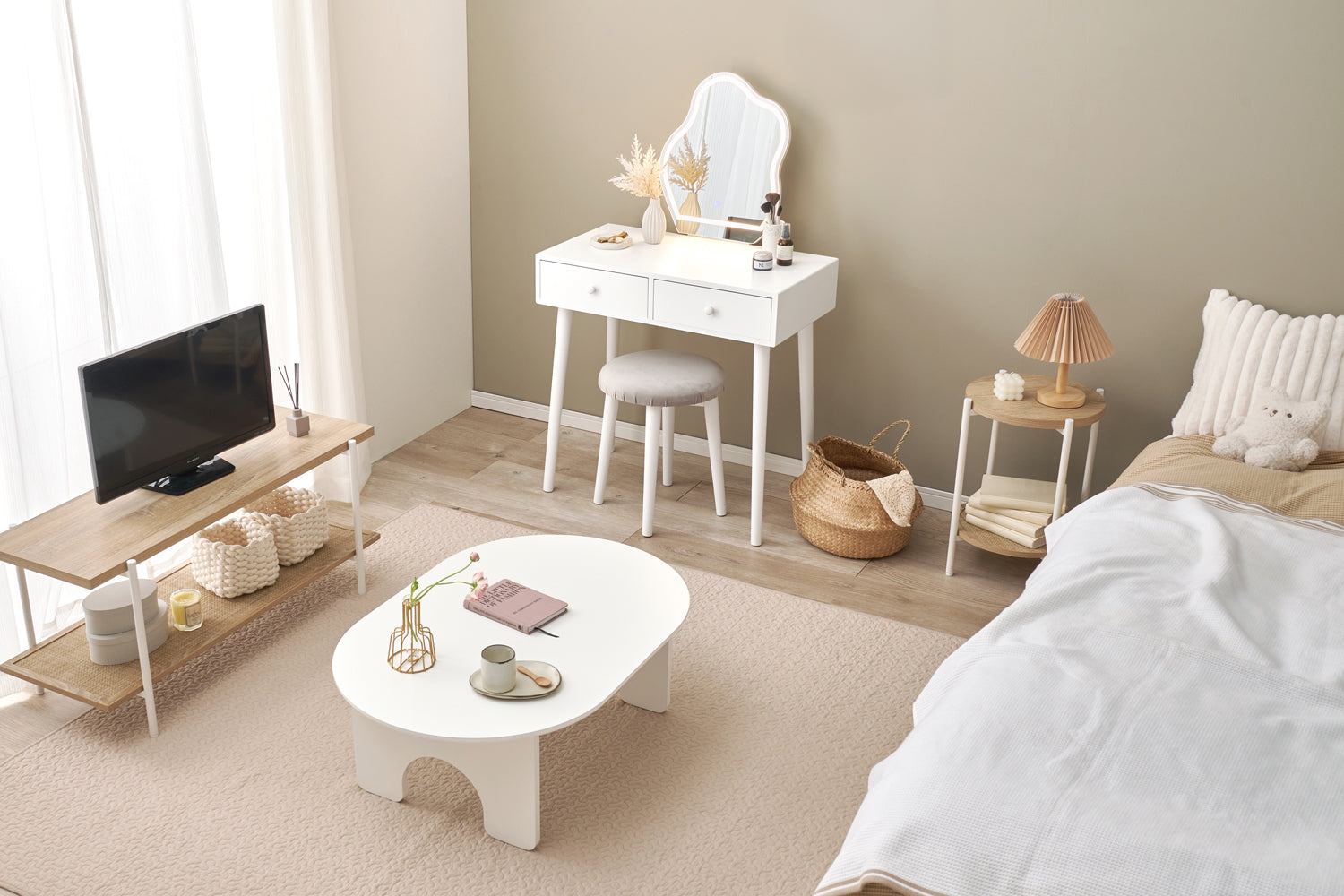 【韓国っぽい部屋の作り方】オンライン通販で安く揃える! 韓国風インテリアおすすめ&SNS映えするコーディネート集