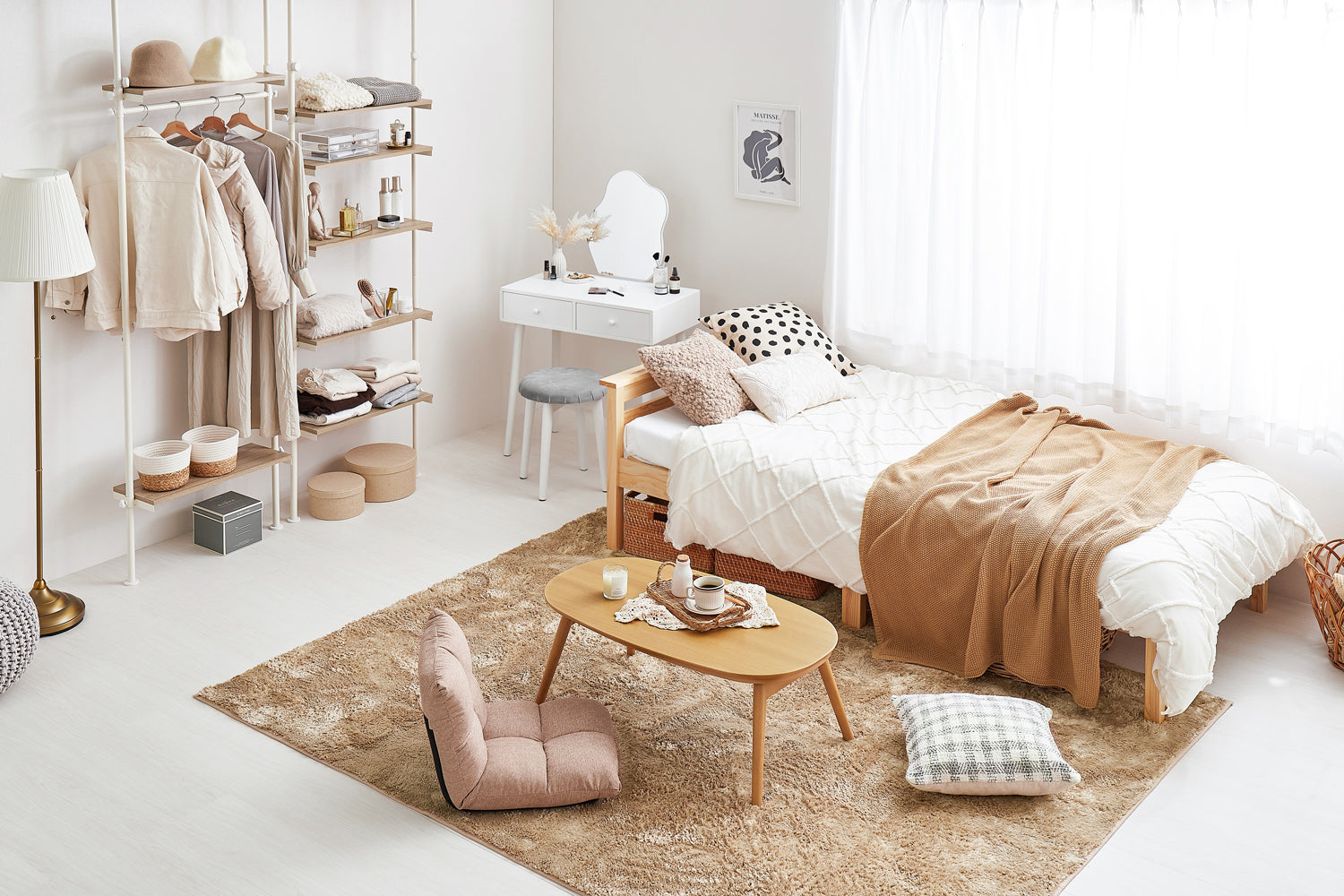 【6~8畳向け】一人暮らしのインテリアコーディネート集 ~プチプラで作るおしゃれなお部屋~