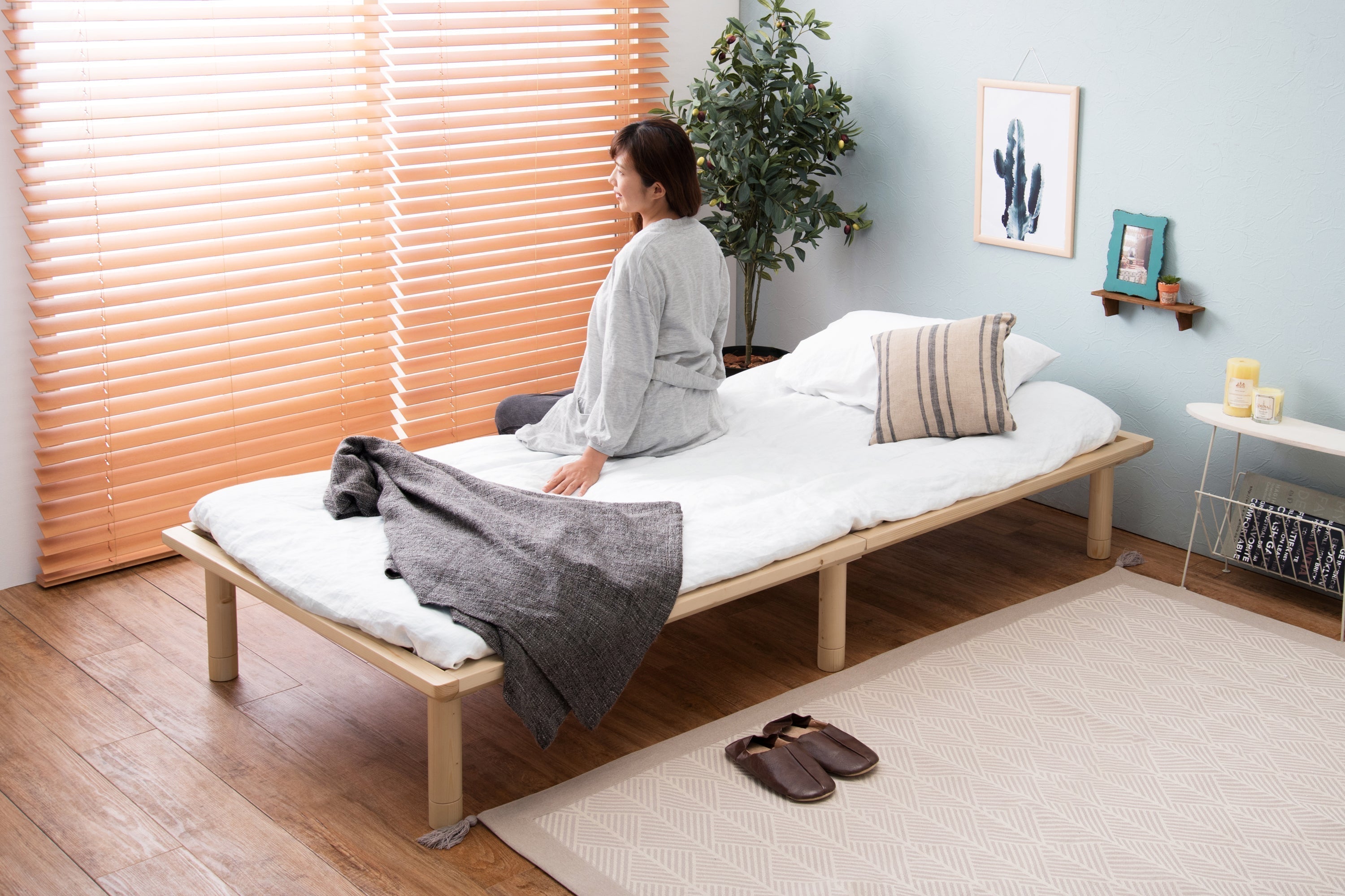 ベッドで敷布団を使って寝るには? 布団が使えるベッドの選び方やロングベッドのおすすめ