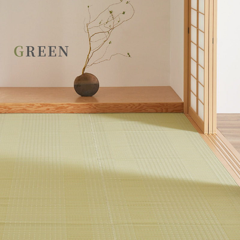 洗えるビニール風 ゴザ 涼風【1畳・2畳・3畳・4畳・4.5畳・6畳・8畳・10畳】【江戸間・本間・団地間】 花ござ ビニール風カーペット ビニール風ラグ 保育園 柄上敷き い草風カーペット ペット 畳の上に敷く物