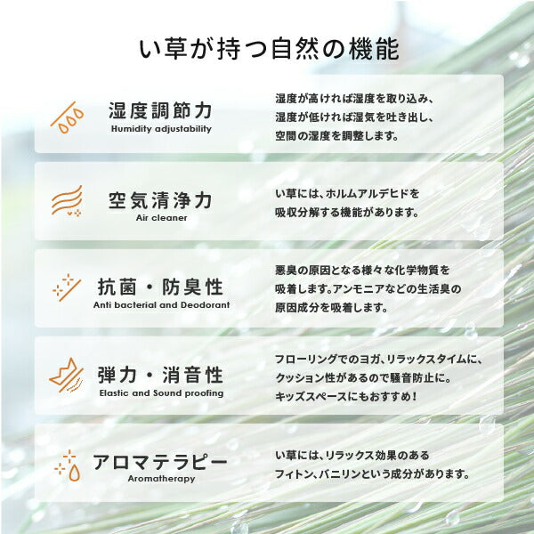 置き畳 倉敷II 【小】 約65×65×2.5cm 【同色12枚セット】【約3畳】 縁なし畳 システム畳 ユニット畳 賃貸 畳 フローリング 床 布団の下 い草 マット 琉球畳風 井草 イグサ いぐさ フロアー畳 フローリング畳 へり