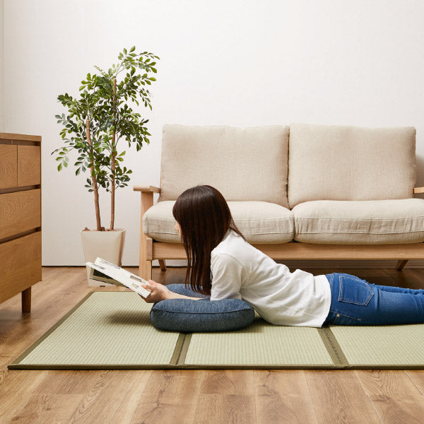 4つ折り い草の畳マットレス くらま【クイーン】【約2畳強】約幅160×長さ200×厚み1.1cm 置き畳 畳める畳 布団 マット 床 い草マットレス 和室 和風 折りたたみマット 寝室 畳 マット プレゼント ギフト 実用的 イグサ いぐさ フロアー畳 フローリング畳 萩原