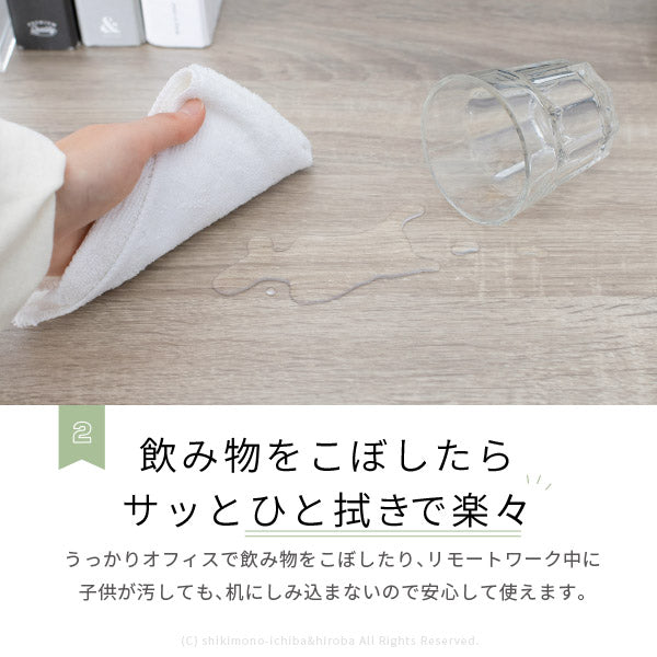 日本製 半透明マット【S】デスクマット 約90×60cm 【厚さ1.5mm】 【半透明・クリア・ソフト】 フロアマット テーブルマット 床の保護 キズ防止 保護マット 汚れ防止 入学準備 オフィス リモートワーク 萩原