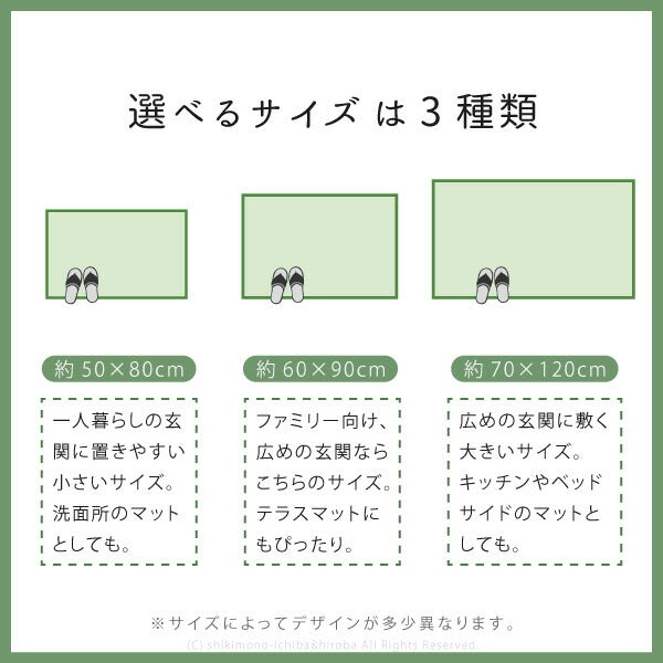 絨毯柄の洗える玄関マット トロワ ターコイズ プリシア パレス 約60×90cm 玄関マット 室内 屋内 おしゃれ かわいい 洗える アジアン 高級感 滑り止め 花柄 萩原