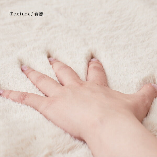 ラビットファータッチ座布団 ラパン 直径38cm チェアパッド 丸 マット エコファー オールシーズン 無地 シャビー グレーインテリア 可愛いチェアパッド おしゃれ 女の子 姫系 かわいい ダスティーカラー くすみカラー ふわふわ 萩原 秋冬用