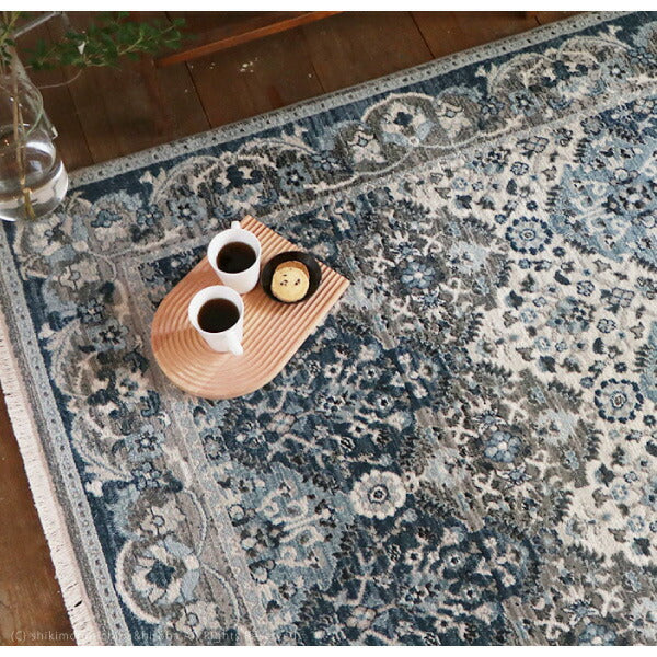 ウィルトン織ラグ RAKKAS ラッカス グレイズ 約140×200cm【約2畳】ラグ カーペット おしゃれ オリエンタル ヴィンテージライク モロッカン 民族柄 エスニック ペルシャ絨毯風 萩原 秋冬用