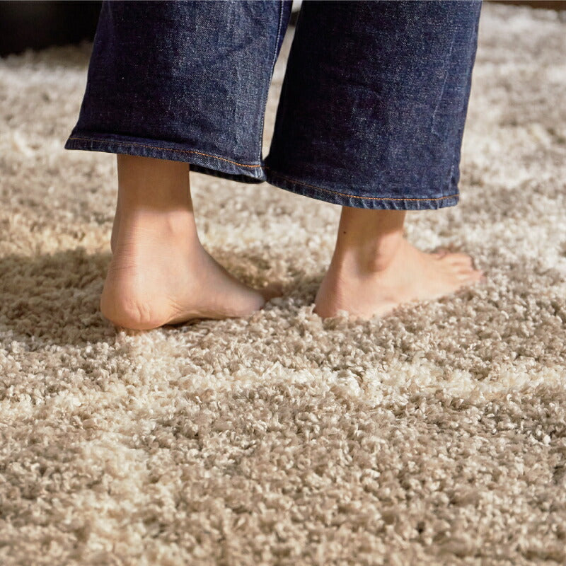 ラグ カーペット エジプト製ウィルトン織ラグ ケジャ ラリス 約130×190cm〜 【約1.5畳〜】ベニワレン 幾何学 長毛 高級感 厚手 ホットカーペットカバー 床暖房対応