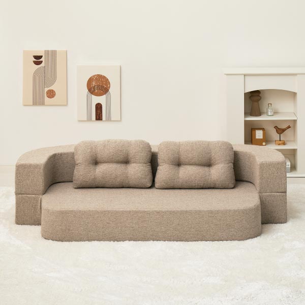 【新商品】2WAY ソファベッド フロアソファ ルメール