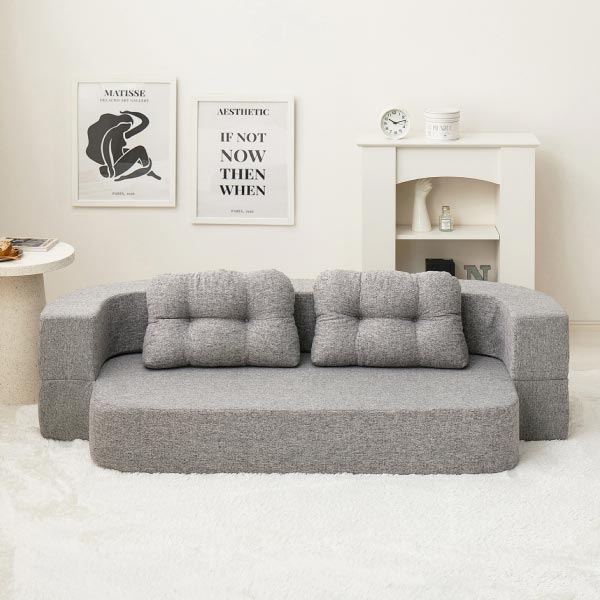 【新商品】2WAY ソファベッド フロアソファ ルメール