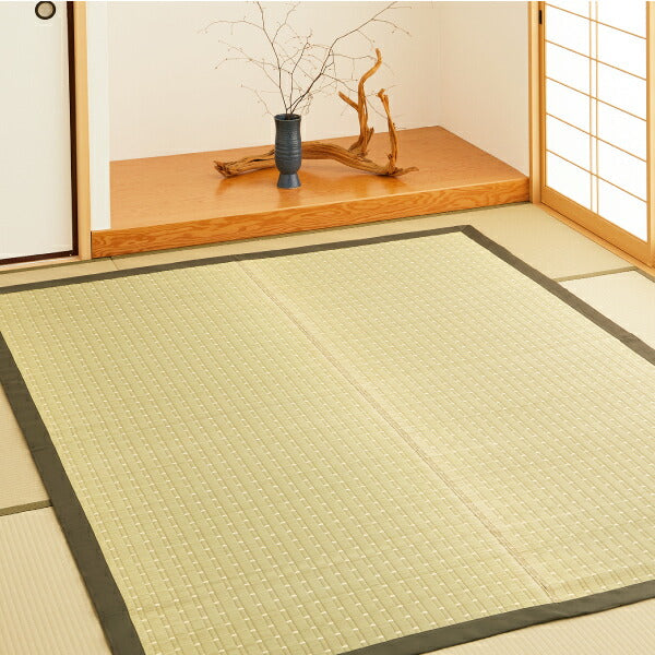 国産 い草ラグ 吉兆 約191×191cm【約2.5畳】 本間2帖 抗菌 防臭ござ い草カーペット ラグマット センターラグ アクセントラグ おしゃれ 井草 年中 萩原 春夏秋冬 涼しい ひんやり