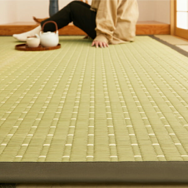 国産 い草ラグ 吉兆 約191×250cm【約3畳】 本間3帖 抗菌 防臭ござ い草カーペット ラグマット センターラグ アクセントラグ おしゃれ 井草 年中 萩原 春夏秋冬 涼しい ひんやり