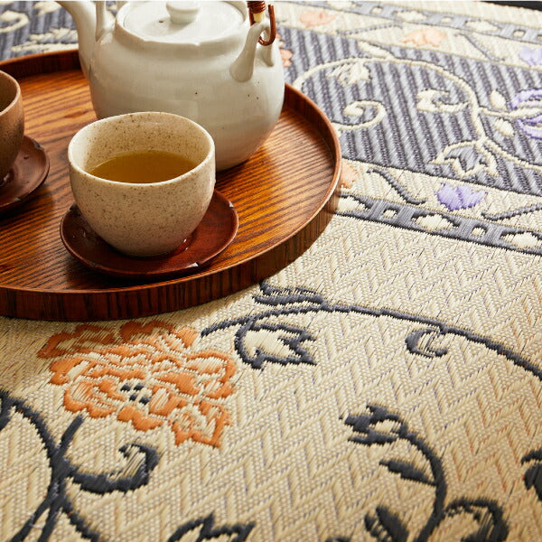 国産 い草ラグ イデア 約191×191cm【約2.5畳】 本間2帖 抗菌 防臭ござ い草カーペット ラグマット センターラグ アクセントラグ おしゃれ 井草 年中 萩原 春夏秋冬 涼しい ひんやり