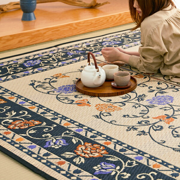 国産 い草ラグ イデア 約191×191cm【約2.5畳】 本間2帖 抗菌 防臭ござ い草カーペット ラグマット センターラグ アクセントラグ おしゃれ 井草 年中 萩原 春夏秋冬 涼しい ひんやり