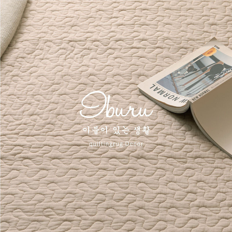 綿100%敷きパッド デコール 約100×205cm【シングル】 無地 イブル キルティング 敷きパット 敷パット 敷パッド 滑り止め付き すべり止め付き ベッドパッド かわいい おしゃれ シンプル 萩原