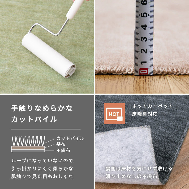 カーペット ペット 敷き詰め ラウム 【1畳・2畳・3畳・4畳・4.5畳・6畳・8畳・10畳】【江戸間・本間・団地間】帖 カットできる タフト 平織り ラグマット おしゃれ ラグ 絨毯 犬 いぬ イヌ 猫 ネコ 小型犬 室内犬 足の保護 滑り防止 オールシーズン 年中 春夏秋冬用