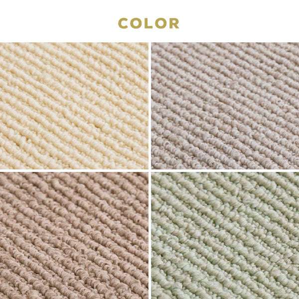 カーペット 防ダニ 防音 ステラ 4色 約261×261cm【江戸間4.5畳】4.5帖 抗菌 防臭 防ダニ 防音 タフトカーペット 敷き詰めカーペット 無地 ラグマット おしゃれ ラグ 絨毯 北欧モダン かわいい シンプル オールシーズン 年中 掃除しやすい 萩原 秋冬用