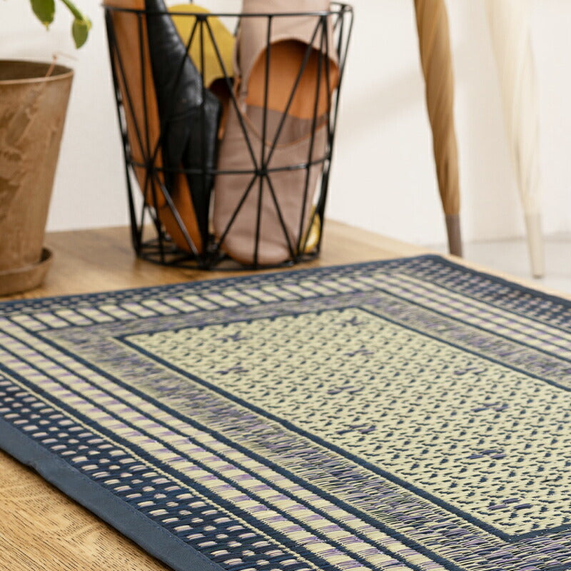 日本製 い草 玄関マット エルモード 【 約60×90cm〜約87×180cm 】国産 大判 大きめ ラグマット い草ラグ い草マット 井草 イグサ いぐさ 春夏秋冬用