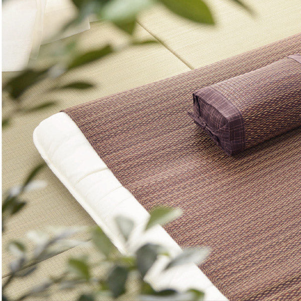 い草小枕 南風 約17×30cm ブラウン アジアン 和モダン おしゃれ 枕 い草枕 ギフト 敬老の日 ギフト 孫 プレゼント 実用的 花以外 井草 イグサ いぐさ 年中 萩原 春夏秋冬 涼しい ひんやり