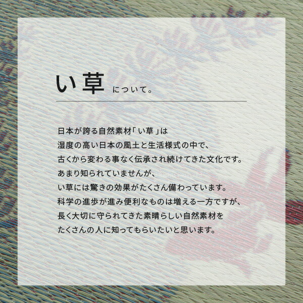 い草ラグ 涼水 約230×330cm 【約6畳弱】 【長方形】 【裏貼有】 カーペット い草カーペット ござ 金魚柄 金魚 かわいい 井草 イグサ いぐさ 掃除しやすい 年中 萩原 春夏秋冬 涼しい ひんやり