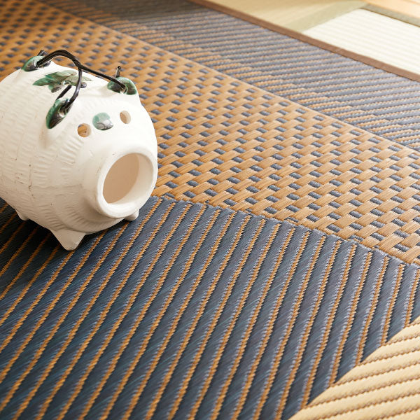 国産 い草ラグ 月光 約261×261cm【江戸間4.5畳】4.5帖 4畳半 抗菌 防臭 上敷き ござ い草カーペット ラグマット センターラグ アクセントラグ おしゃれ 井草 年中 萩原 春夏秋冬 涼しい ひんやり