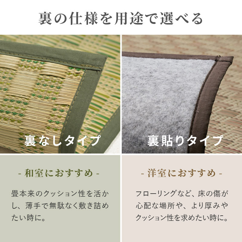 い草カーペット市松柄 若月 【2畳・3畳・4.5畳・6畳・8畳】【江戸間・本間】い草ラグ い草柄上敷き い草花ござ 抗菌 防臭 帖物 い草ラグ い草カーペット 和モダン 井草 イグサ いぐさ 畳交換 畳替え 表替え