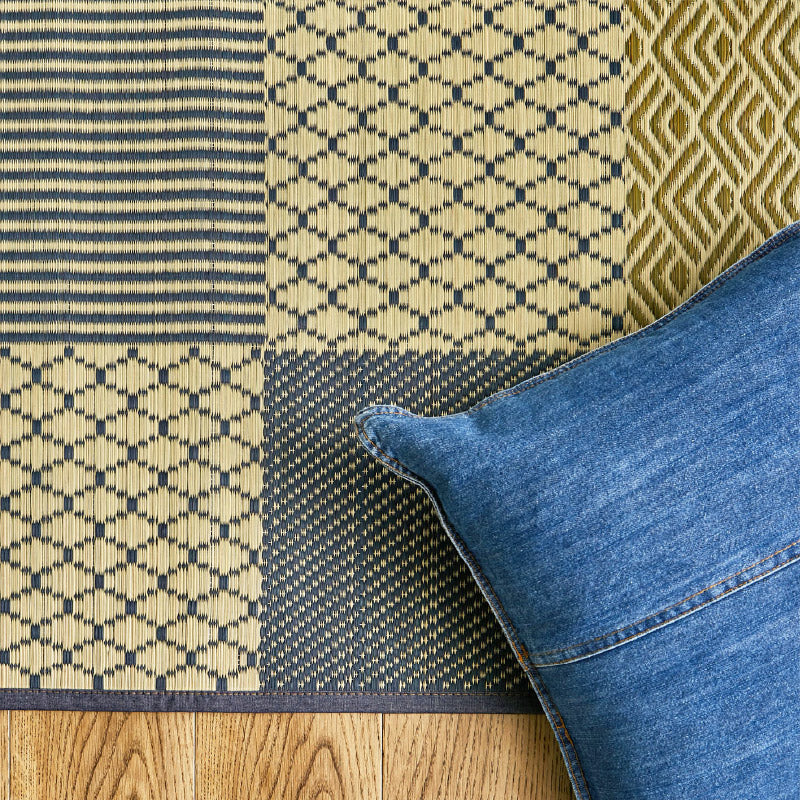 い草ラグ 穂まれ 薄手 【裏貼り】【約2畳/2.5畳】い草カーペット アクセントラグ 和モダン 抗菌 防臭 井草 イグサ いぐさ 春夏秋冬用 ひんやり 涼しい