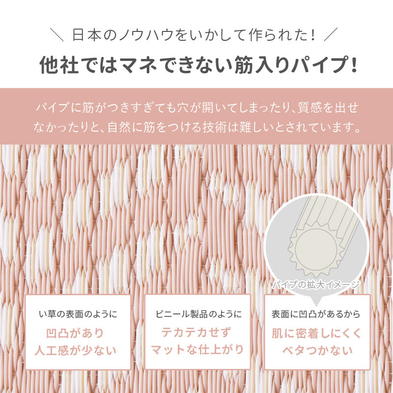 ラグ ビニール風 上敷き パスラッシュ【2畳・3畳・4.5畳・6畳・8畳・10畳・12.5畳・15畳】【江戸間】帖 花ござ 洗える かわいい キッズラグ 柄 上敷き ペット 畳の上に敷くもの 子供部屋 畳の部屋 保護 畳交換 畳替え 表替え