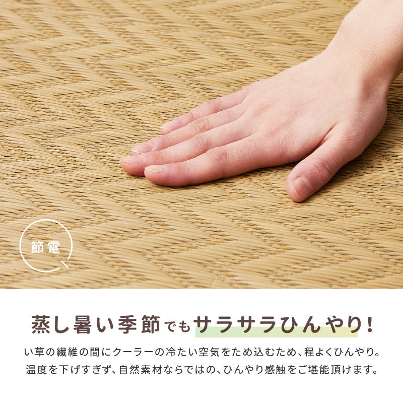 ふっくら い草マットレス 6つ折り 陽葵(ひまり) 約80×180×4cm 折りたためるお昼寝マット ごろ寝マット 黄色 イエロー ござ ゴザ 井草 イグサ いぐさ 父の日 プレゼント ギフト 萩原 春夏秋冬用