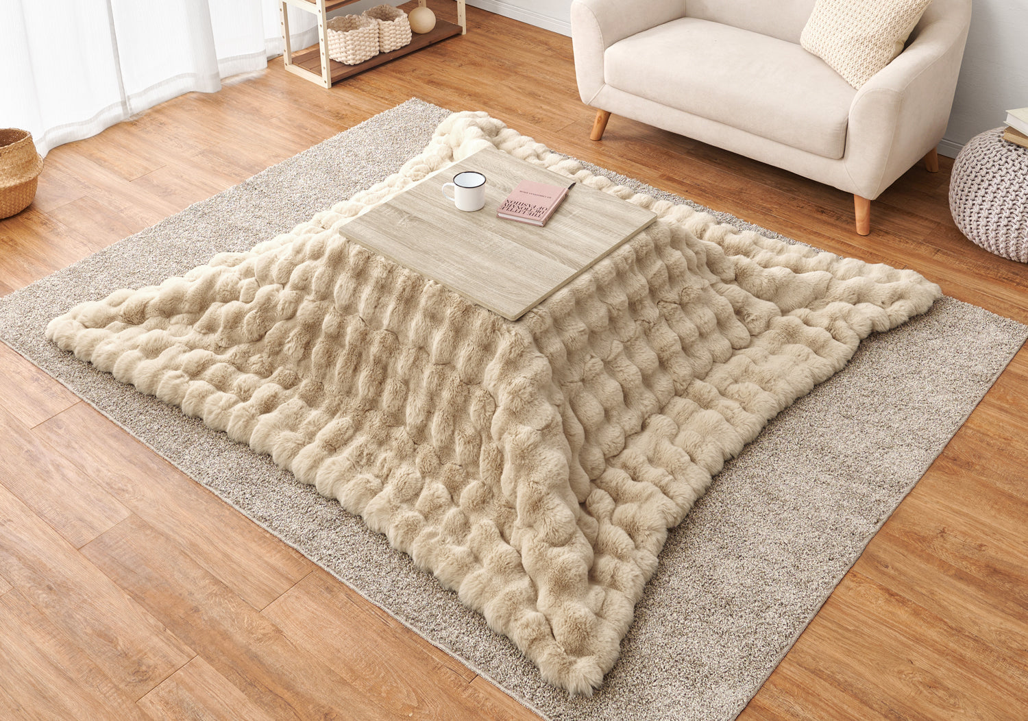 ケーブル付き電気こたつ(布団なし) 布団レスこたつの通販 おしゃれ・おすすめの家具・インテリアなら