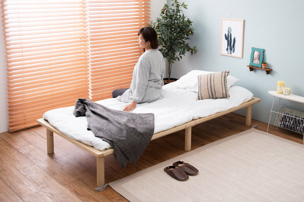 一人暮らしすのこベッド配置レイアウト