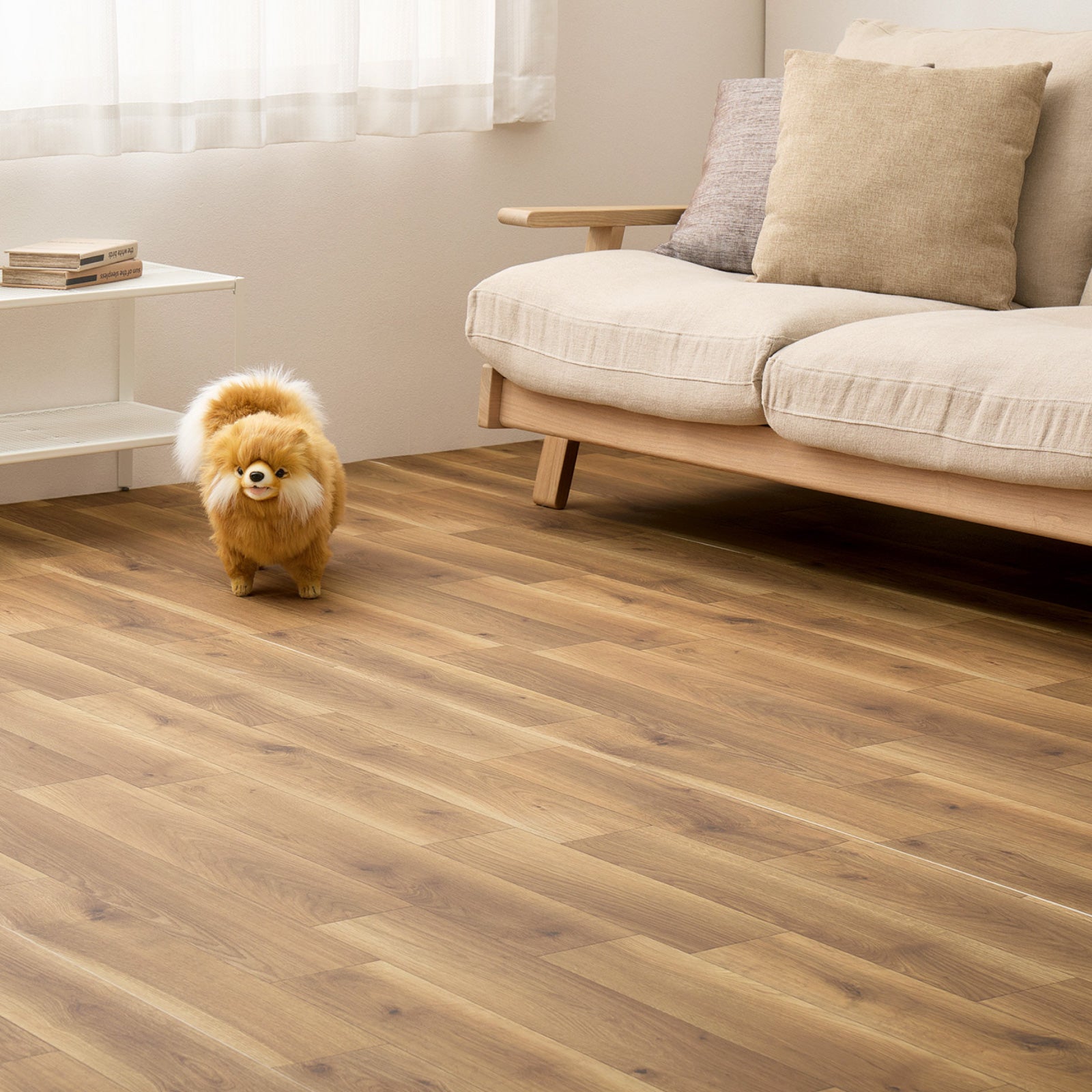 【新商品】[6畳/8畳] 敷くだけ簡単 クッションフロア ペット対応 抗菌 抗ウイルス 防カビ 防炎 日本製