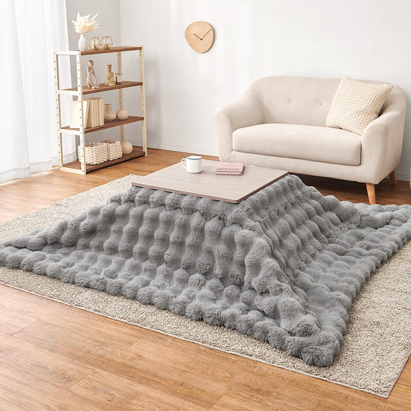 [幅60][単品/セット] 折りたたみ正方形こたつ Cube+Luna/POKA/メレンゲ