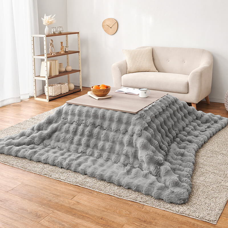 折りたたみ正方形こたつ [幅75][単品/セット] Cube+Luna/POKA/メレンゲ