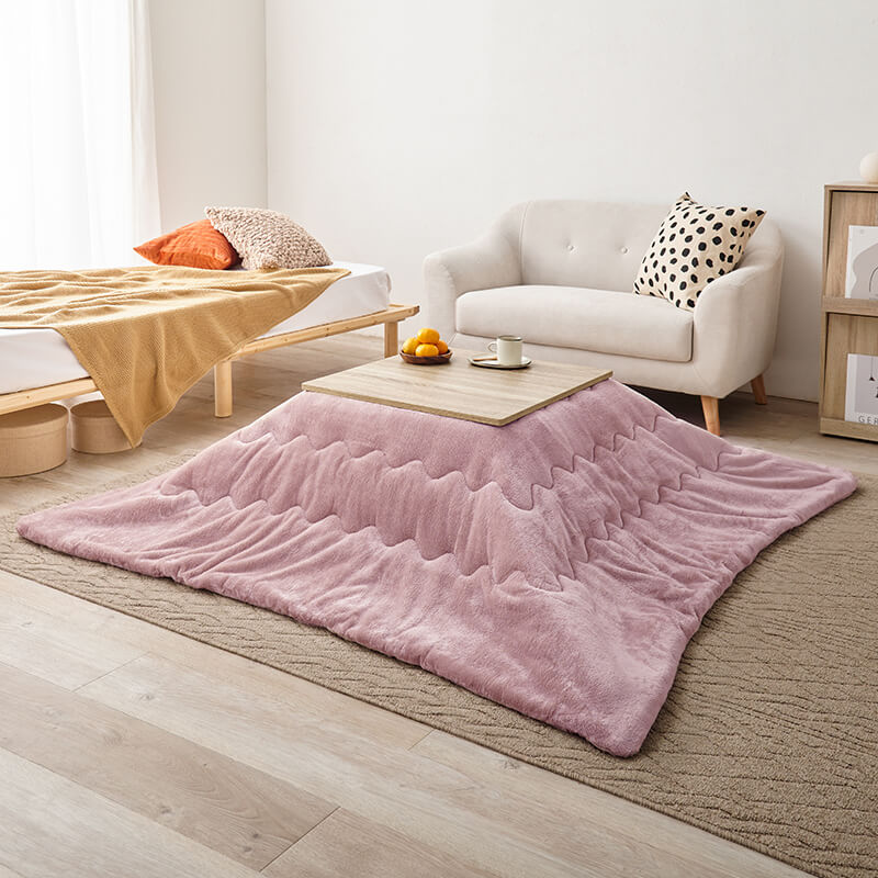 [幅60][単品/セット] 折りたたみ正方形こたつ Cube+Luna/POKA/メレンゲ