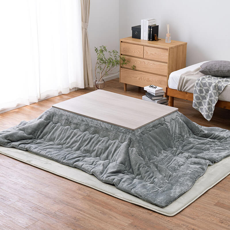 [幅105][単品/セット] 折りたたみ長方形こたつ Cube+Luna/POKA/メレンゲ