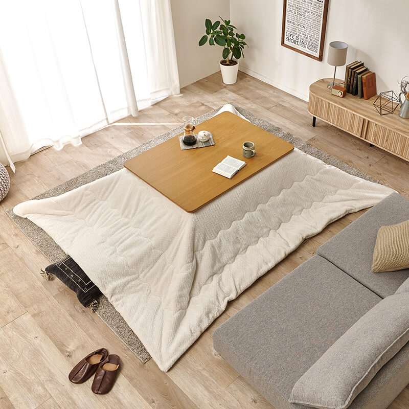 [幅80/105/120][単品/セット] 正方形・長方形こたつ 薄型ヒーター Rino