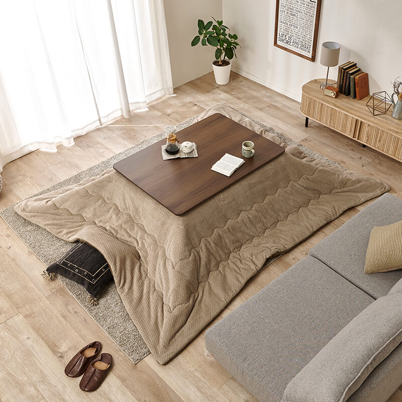 [幅80/105/120][単品/セット] 正方形・長方形こたつ 薄型ヒーター Rino