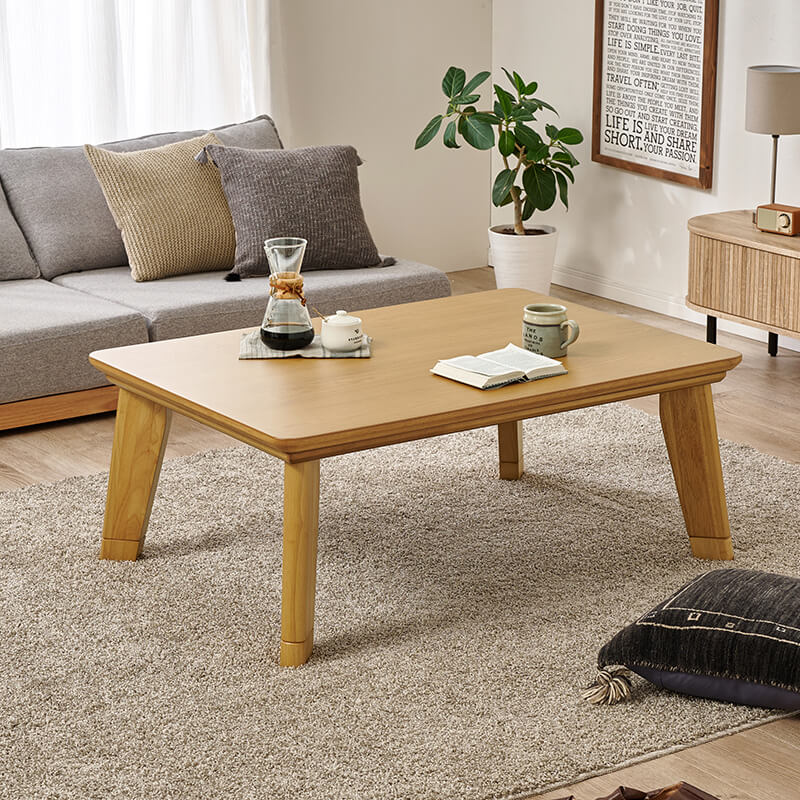 [幅80/105/120][単品/セット] 正方形・長方形こたつ 薄型ヒーター Rino