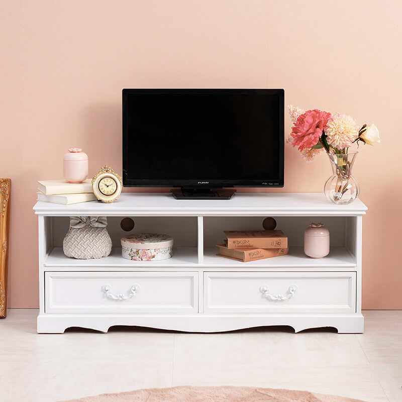 [幅110] 取っ手が選べる アンティーク調 テレビ台 完成品 Kira