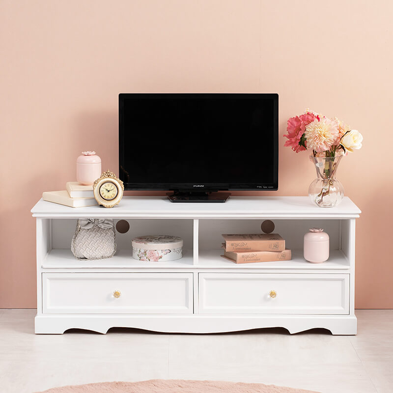 テレビ台 アンティーク調 完成品 取っ手が選べる [幅110] Kira