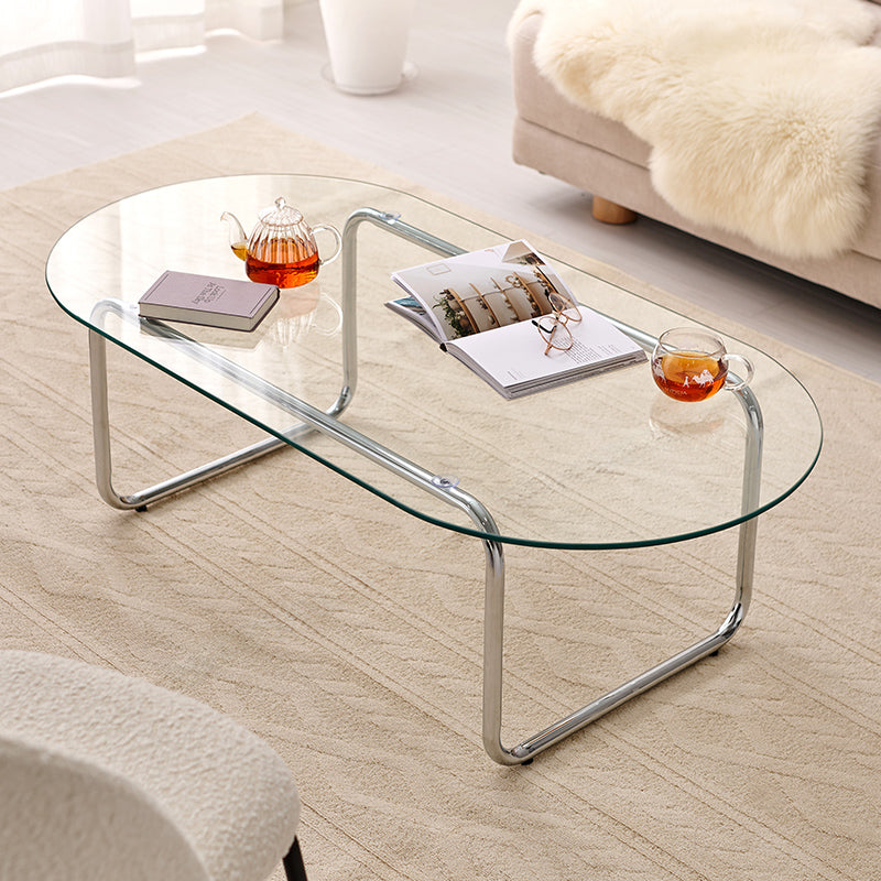 [3size] ガラスローテーブル