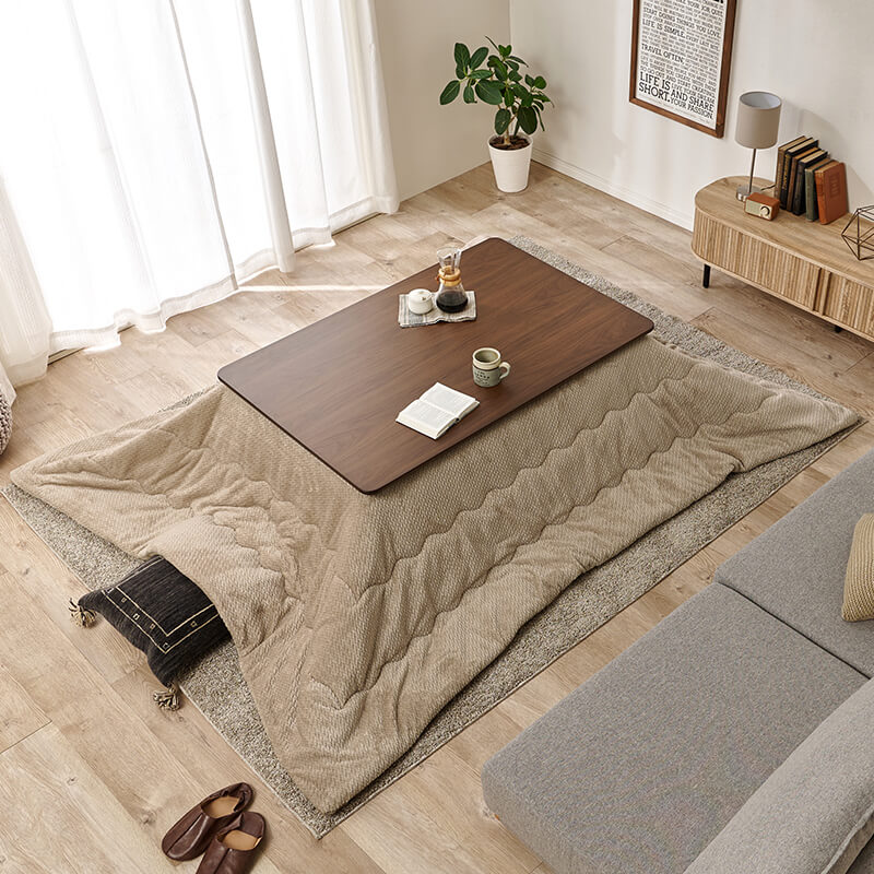 [幅80/105/120][単品/セット] 正方形・長方形こたつ 薄型ヒーター Rino