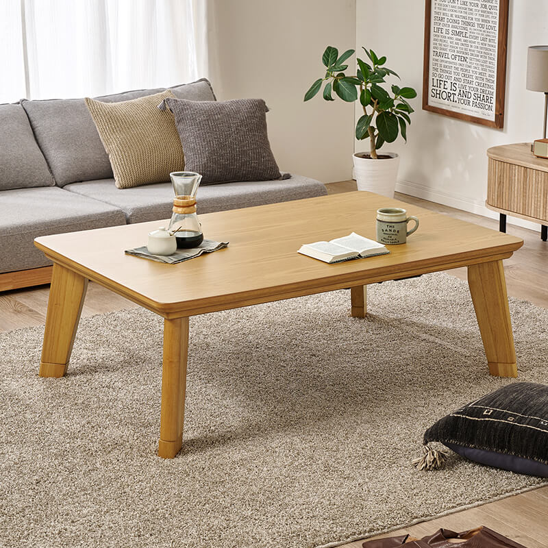 [幅80/105/120][単品/セット] 正方形・長方形こたつ 薄型ヒーター Rino