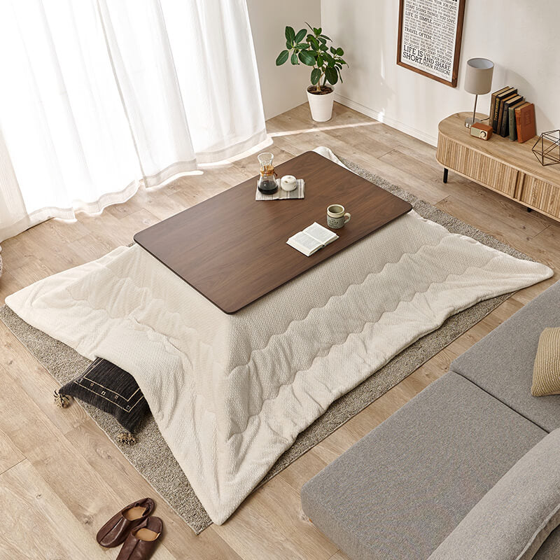 [幅80/105/120][単品/セット] 正方形・長方形こたつ 薄型ヒーター Rino