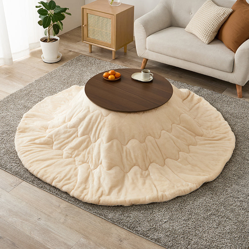 【新商品】[直径68][単品/セット] 折りたたみ円形こたつ Burana+Luna/moku moku/メレンゲ