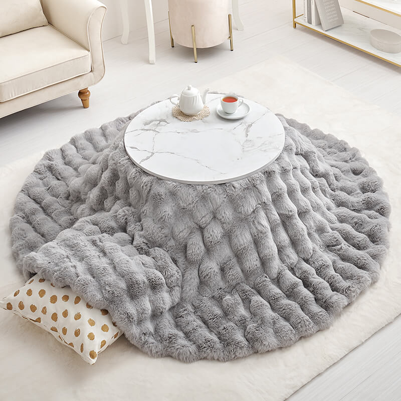 [直径68][単品/セット] 円形こたつ Aina+Luna/moku moku/メレンゲ