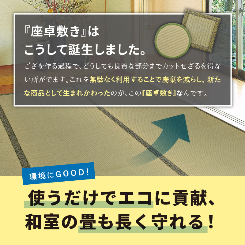 【４枚組セット】座卓敷き 約16×16cm 【四角型】【丸型】 和室の畳の凹み防止グッズ 机の下に敷くだけで畳を保護する和風のい草 座卓敷き 正方形 四角型 丸型 丸形 フィギュア置き 台座 人形置き 井草 イグサ いぐさ 年中 萩原 春夏秋冬 涼しい ひんやり