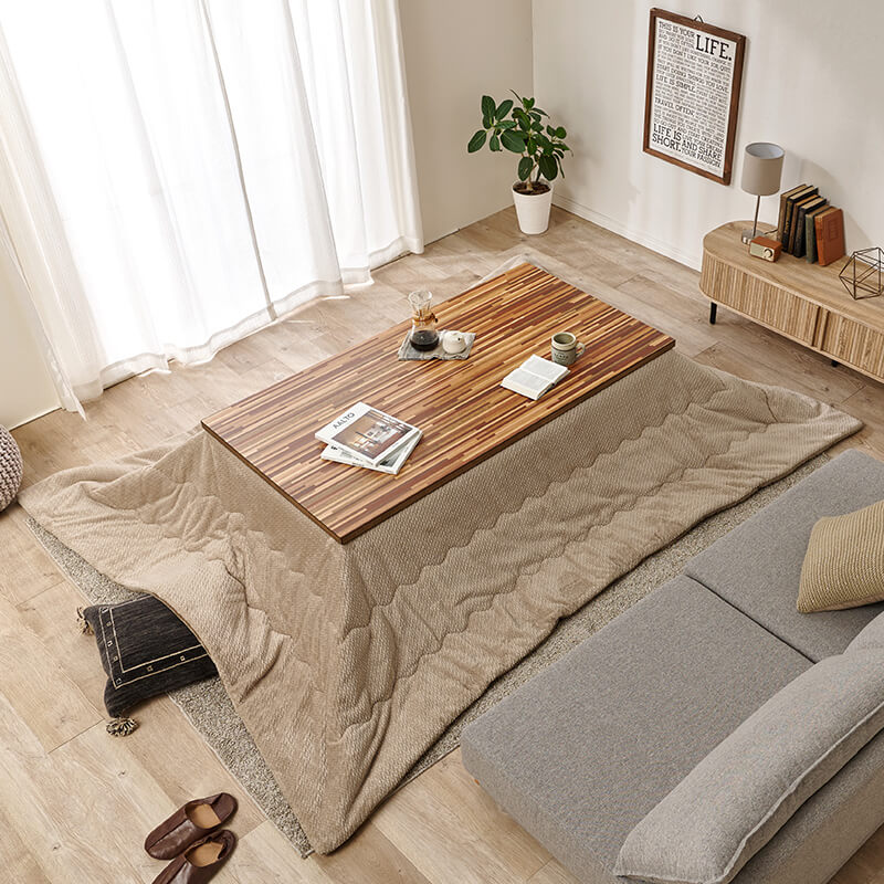 長方形こたつ 薄型ヒーター [幅105/120/150][単品/セット] Rune