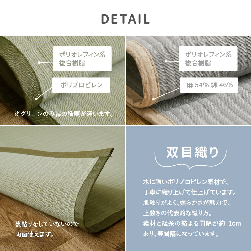 ビニール風 上敷き【1畳・2畳・3畳・4.5畳・6畳・8畳・10畳】【江戸間